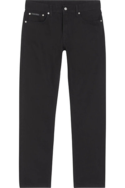 Calvin Klein SLIM STRAIGHT Erkek Siyah Kot Pantolon