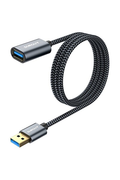 DATA USB 3.0 Extension Cable 1m Superfast A Male to A Female – Black
