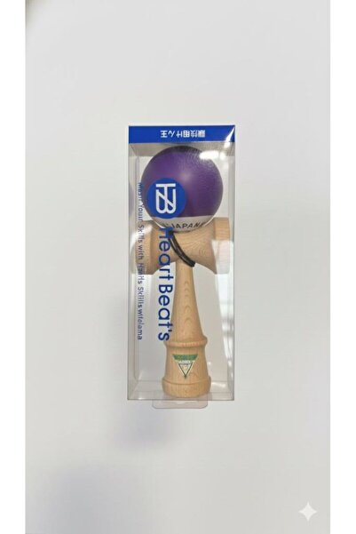 OEM Kendama Profesională 18 cm – Bila Grip Anti-Alunecare, Lemn , Model Japan Style – Mov