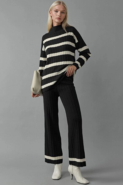 Hiccup ΣΕΤ Πλεκτά Ριγέ Παντελόνια & Πουλόβερ MY FASHION