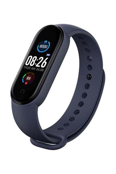 Generic M5 Fitness Smart Bracelet Watch 19.20x2.30x7.50cm Blue