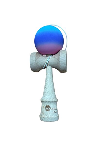 OEM Kendama din lemn cu minge curcubeu – jucărie educativă pentru copii