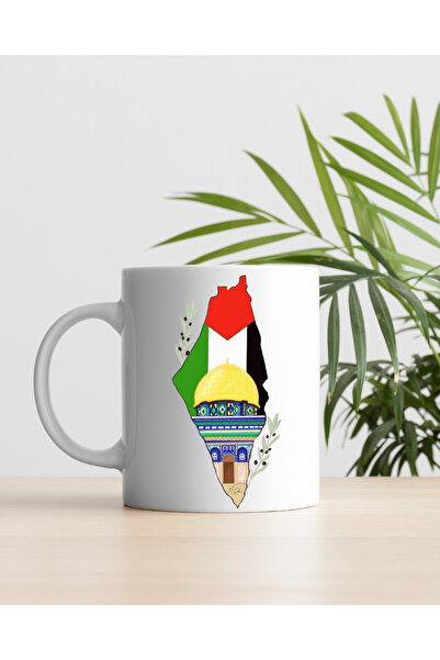FenerciHediyelik Palestine Themed Mug Cup
