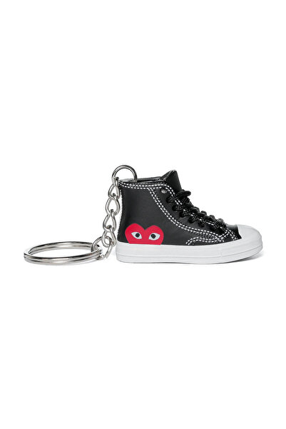 Converse x Comme Des Garçons "Play" Chuck 70 Hi "Black" Keychain