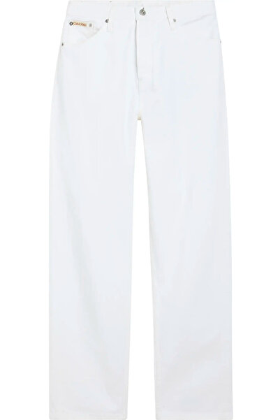 Calvin Klein 90'S LOOSE Kadın Beyaz Kot Pantolon