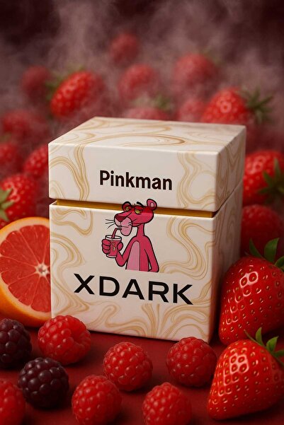 X Dark Pinkman tatlı ekşi aşkı (pembe greyfurt,çilek,ahududu aroma karışımı) 200 gr lüle dolum reçeli