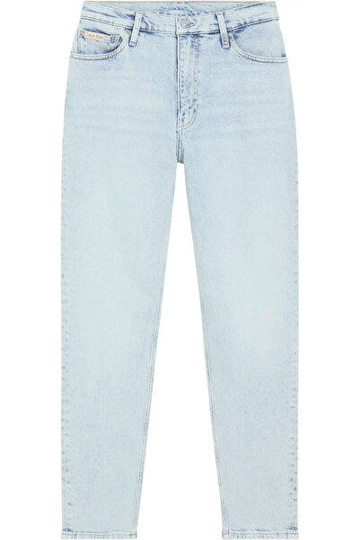Calvin Klein MOM JEAN Kadın Mavi Kot Pantolon