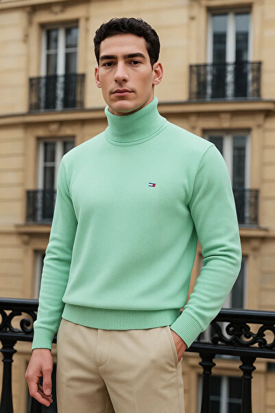 comstar Men's Long Premium Comfort Mint Sweater