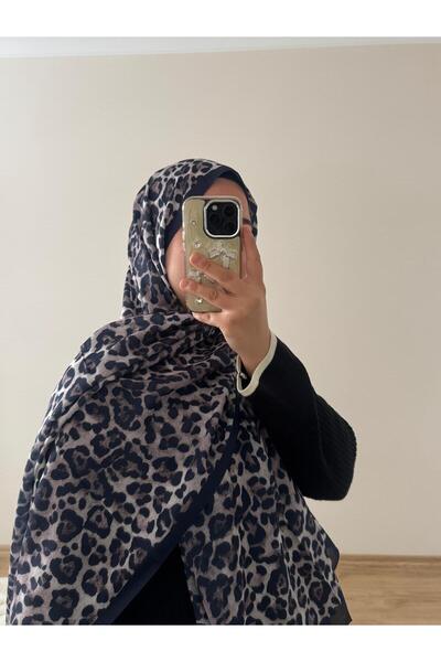 Eflina Scarfs Şal & Eşarp Leopar Desenli Pamuklu Şal