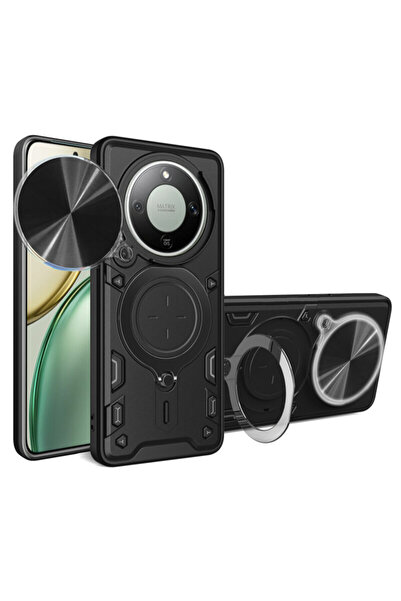 Techsuit Husă CamGuard Pro pentru Honor Magic 8 Lite, neagră