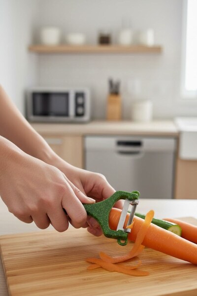 Buffer ®   Solingen Steel Small Size Fruit and Vegetable Peeler – Sharp Stainless Steel Peeler Tool