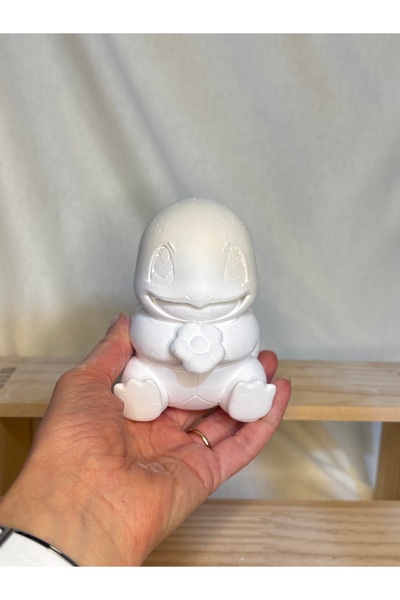 colorbuddie Boyanabilir Squirtle Figürü – Pokemon Beton Boyama Heykeli | Çiçe...