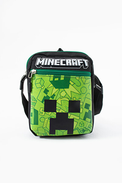 YOUOY Minecraft Creeper Child Torba za rame – 3 odjeljka – Vodootporno tkanin...