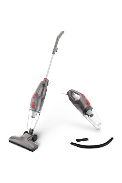 VICTRONIC Aspirator vertical puternic 2 în 1, ciclonic fără sac, HEPA H12, mâ...