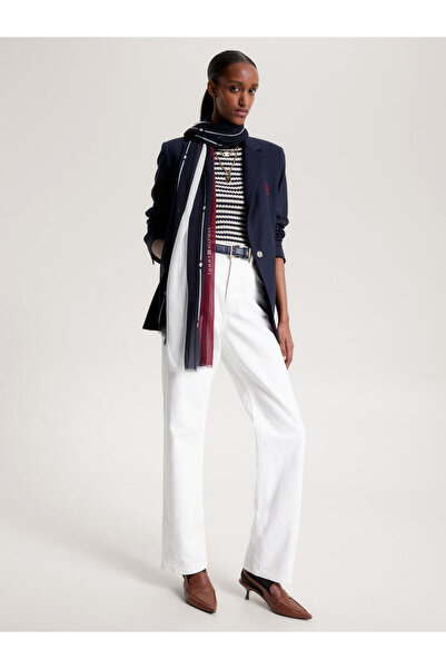 Tommy Hilfiger ESSENTIAL FLAG MODAL Kadın Kırmızı Atkı