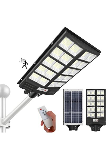 AriDam Lampa Stradala Solara 1000W AriDam®, IP66, Autonomie 12–14h, Panou integrat + Stalp 68x35 cm