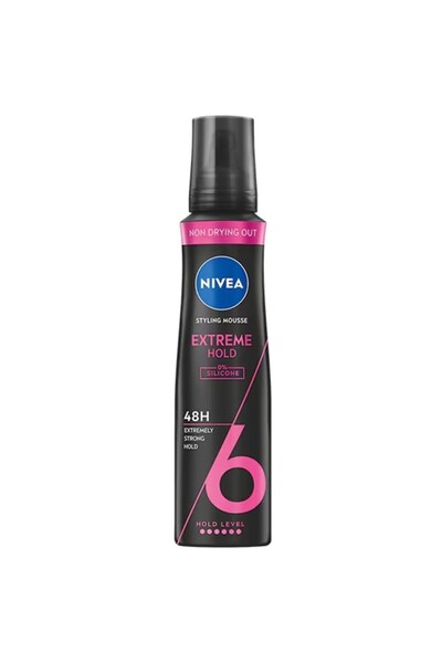 NIVEA Set of 2 x Extreme Hold Styling Mousse, 150 ml