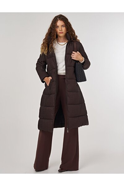 Kayra Zipper Closure Anorak Coat-27302