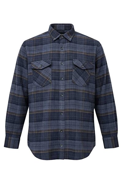 tambattal Cămașă de iarnă pentru pădurar, cu buzunare duble, în carouri