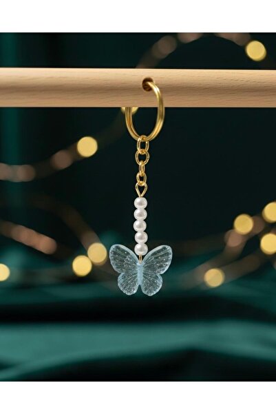 VESPERASTOREE Renkli kelebek anahtarlık , hediyelik anahtarlık,tekli anahtarlık