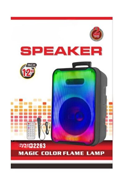 The comprehensive house 12-inch Rechargeable Portable Speaker with Microphone and Remote Control