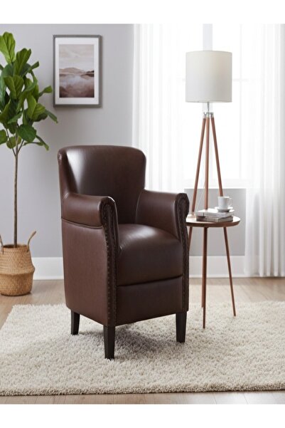 BEC13 Classic design faux leather single seat