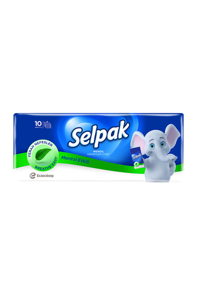 Selpak Menthol Wipes 10 Pack