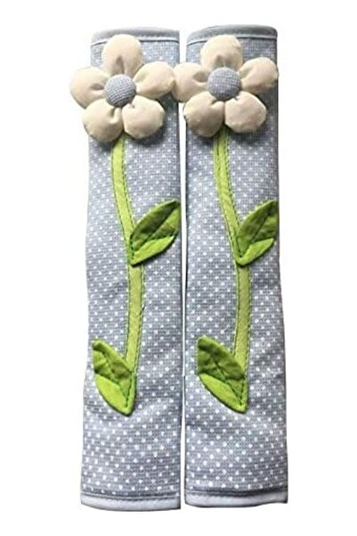 Generic 2-Piece Decorative Flower Refrigerator Door Handle Set Multicolour