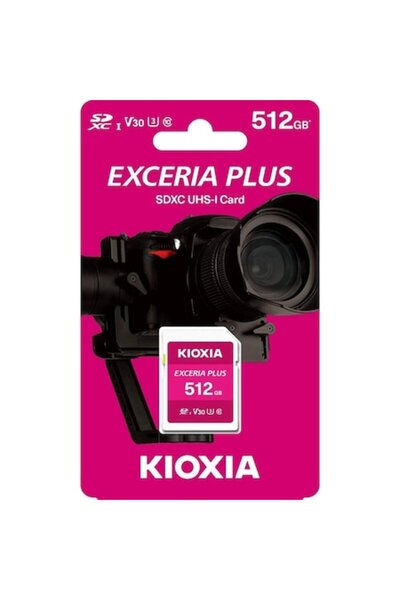 Kioxia PLUS microSD UHS-I Class 10 (R98) Shock-Resistant 512GB