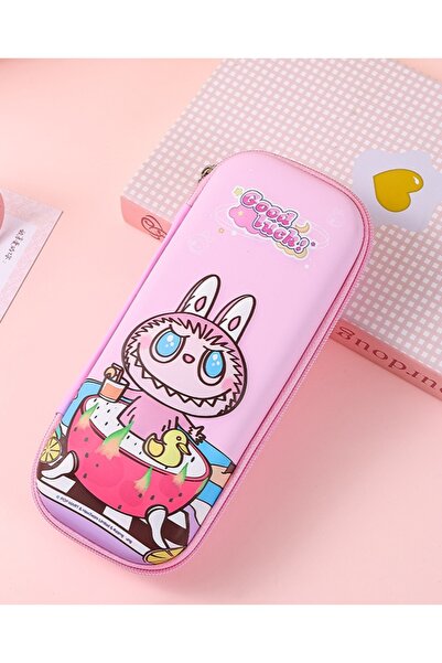 OEM Labubu 3D pencil case with cute design