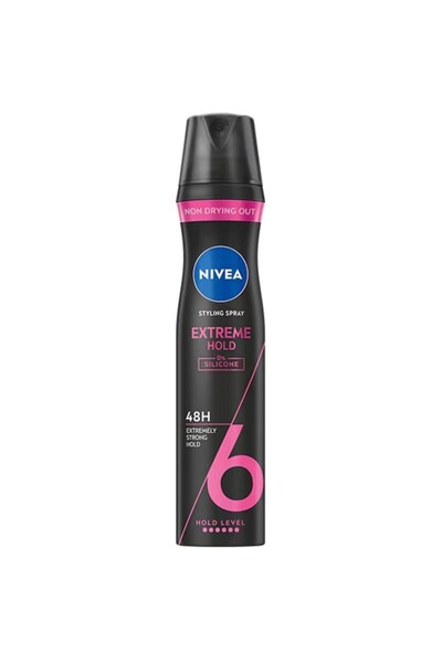 NIVEA Set of 2 x Extreme Hold Hairspray, 250 ml