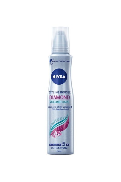 NIVEA Diamond Volume Styling Hair Foam, 150 ml