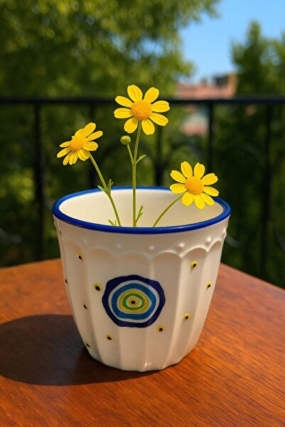 MEK Home Design Lotus Dekoratif Saksı Orta Boy (7*9)