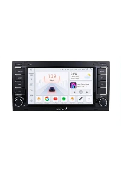 DUMYNAV Navigație auto Android 12 7 pentru VW Touareg (2002-2010) – 64GB, 4GB...