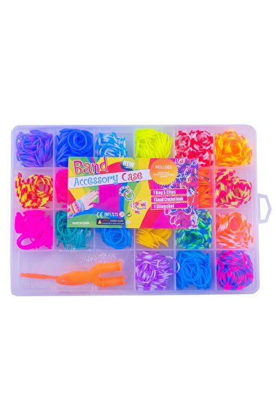 Royal Multicreative Set Accessories for Making Elastic Bracelets, Rainbow Loom Bands, 1000 Pieces