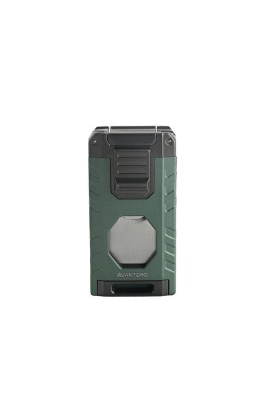 Quantoro MGM05-63 Kesicili Delicili Üçlü Jet Alev Green Çakmak