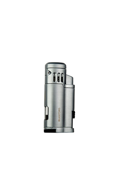 Quantoro MGM05-43 Delicili Üçlü Jet Alev Chrome Çakmak