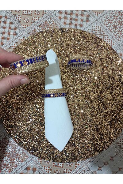 Rose bloome Tasarım peçete halkası 6 lı