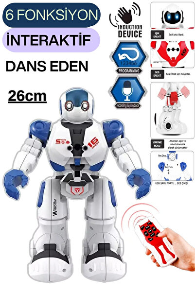 TRENDZONE Uzaktan Kumandalı Şarjlı Işıklı Sesli Programlanabilir 6 Fonksiyonl...