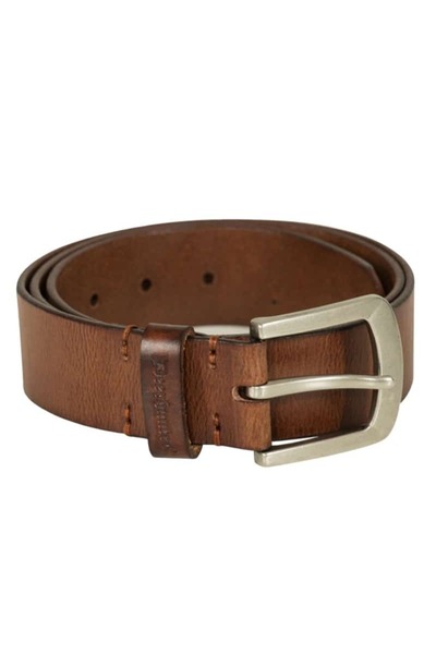 Deerhunter Leather Belt, 4 cm, Cognac Brown