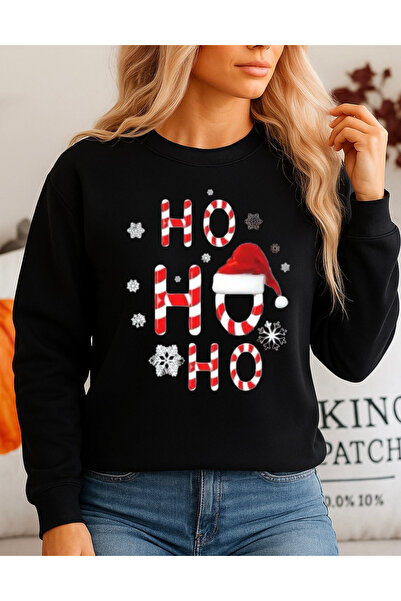 OEM Hanorac negru Hohoho 2 - 100% bumbac