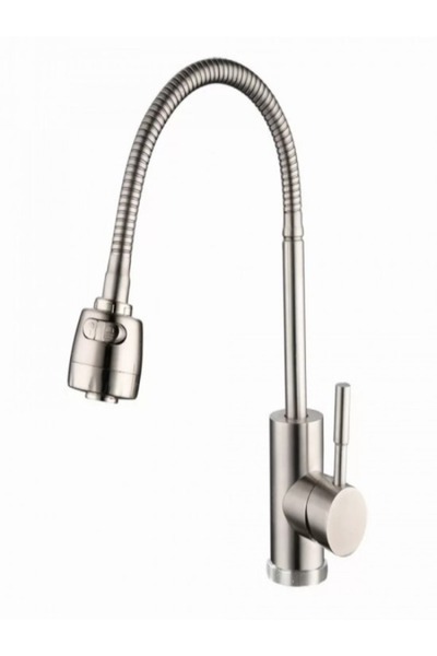 Smack Flexible Kitchen Faucet, Stainless Steel