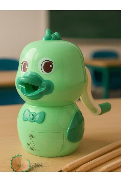 Mikro Ds-105 Green Duck Pencil Sharpener – Desktop Manual Model