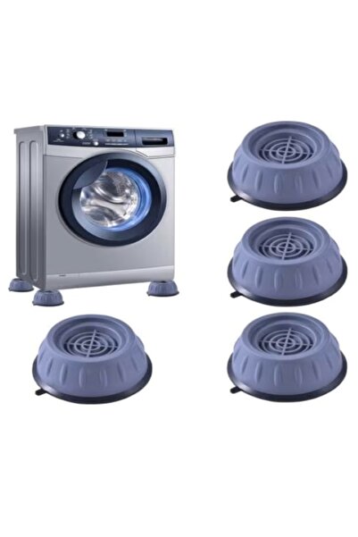 TrendyLux Set 4 suporti amortizare – anti-zgomot pentru maşină de spălat, uscător, frigider, mobilier