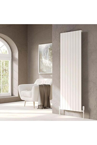 Lojimax Alüminyum Dekoratif Radyatör Royal 600x1032mm 14 Dilim Dokulu Antrasi...