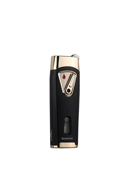 Quantoro MGM05-55 Çift Jet Alev Matte Black Çakmak