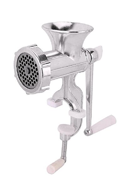 Extra مفرمة لحم منزلية مفرمة لحم يدوية مفرمة خضراوات ولحم مصنوعة من الالومنيوم مقاس 8