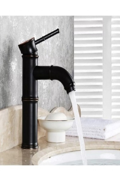 Smack Tall Basin Mixer, Black, Dnu1740