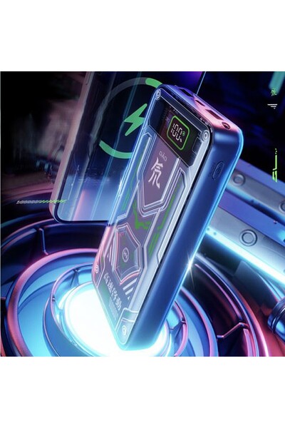 OEM Power Bank DX304 22.5W, 20000 mAh – Charges 4 Devices, USB, Type-C, Lightning, Black