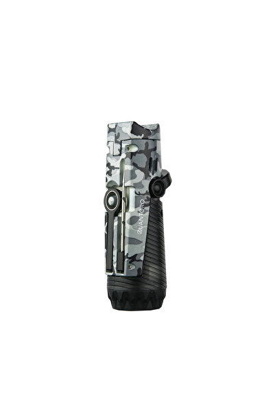 Quantoro MGM04-9 Delicili İğneli Üçlü Jet Alev Camo Çakmak
